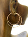 Double Hammered Hoops | 14kt Gold Filled Earrings | Light Years Jewelry