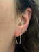 Minimalist U-Shaped Earrings | Sterling Silver Gold Filled Hoops | Light Years