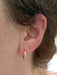 Classic Post Hoops | Sterling Silver Gold Filled Studs Earrings | Light Years