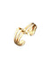 Three Band Twist Ear Cuff | 14kt Gold Filled Sterling Silver USA | Light Years
