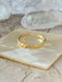 Etched Band Toe Ring | 14kt Gold Filled USA Made | Light Years Jewelry