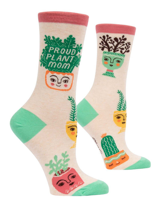 Proud Plant Mom Crew Socks by Blue Q | Gifts & Accessories | Light Years