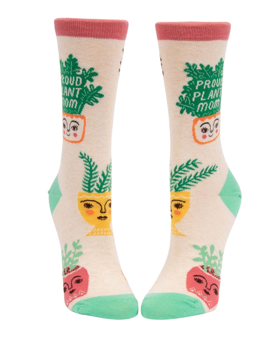 Proud Plant Mom Crew Socks by Blue Q | Gifts & Accessories | Light Years