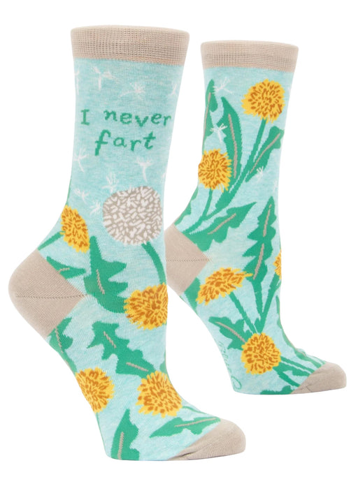 I Never Fart Crew Socks by Blue Q | Gifts and Accessories | Light Years Jewelry