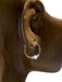 White Opal Beaded Hoops | Sterling Silver Gold Filled Earrings | Light Years