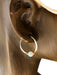 White Opal Beaded Hoops | Sterling Silver Gold Filled Earrings | Light Years