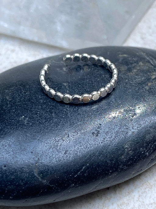 Dot Band Toe Ring | Sterling Silver USA Made | Light Years Jewelry