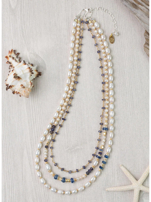 Seaside Layered Necklace Anne Vaughan | Sterling Silver | Light Years