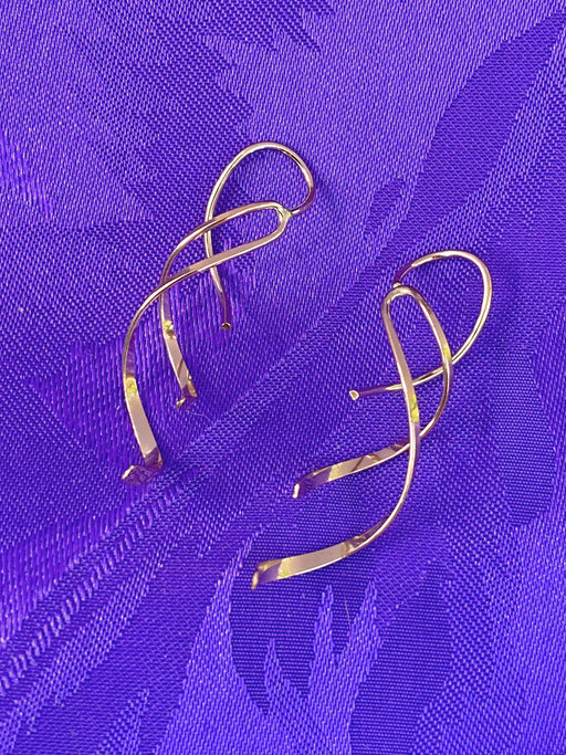 Mini Double Twist Spiral Earrings | 14kt Gold Filled | Light Years Jewelry