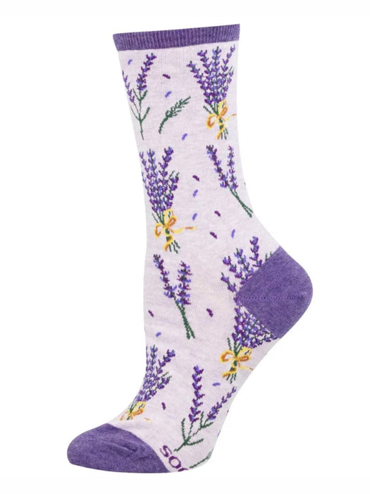 Bunches of Lavender Crew Socks | Gifts & Accessories | Light Years Jewelry