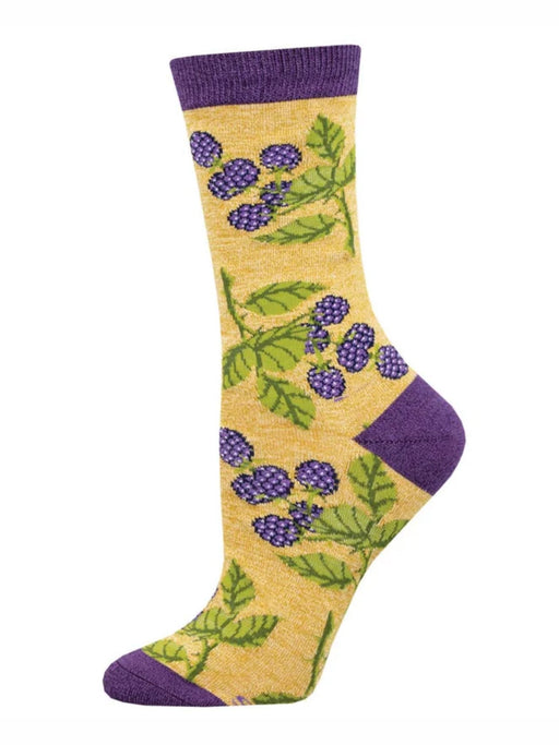 Bunch of Blackberries Bamboo Socks | Gifts & Accessories | Light Years