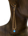 Hammered Teardrop Opal Dangles | 14kt Gold Filled Earrings | Light Years