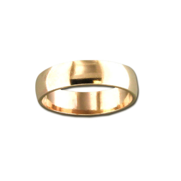 Wide Gold Filled Band | Ring Size 3 4 5 6 7 8 9 10 | Light Years Jewelry