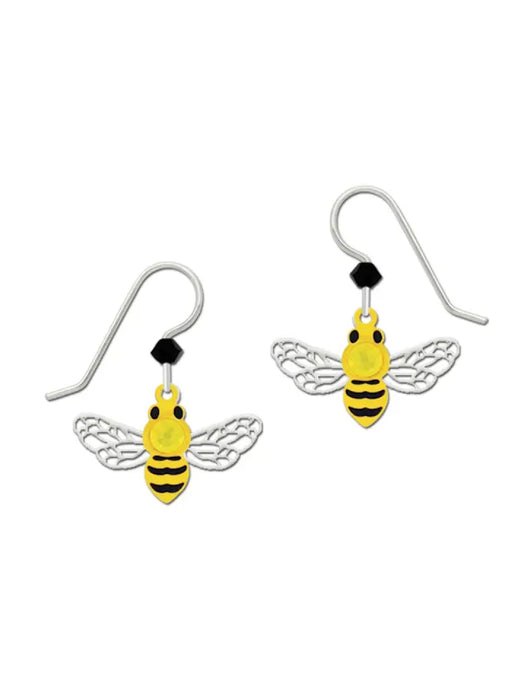 Honey Bee Dangles by Sienna Sky | Sterling Silver Earrings | Light Years