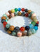 Stone Bead Galaxy Planet Space Stretch Bracelet | Light Years Jewelry