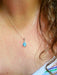 Australian Opal Doublet Necklace | Sterling Silver Chain Pendant | Light Years