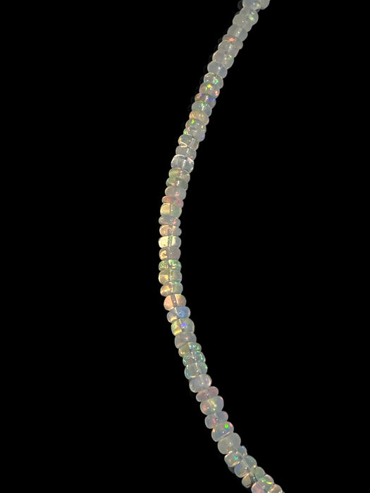 Ethiopian Opal Beaded Bracelet | Sterling Silver | Light Years Jewelry