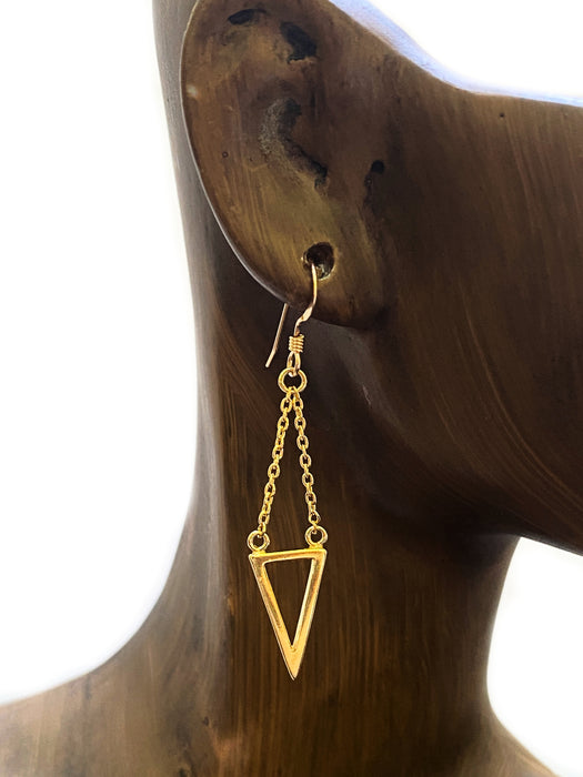 Open Point Dangles | Sterling Silver Gold Filled Earrings | Light Years