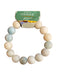 12MM Gemstone Stretch Bracelets | Amazonite Stone Stacking | Light Years