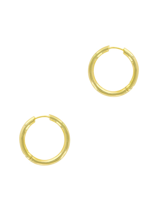 Endless Huggie Hoops | Gold Silver Plated Earrings | Light Years Jewelry