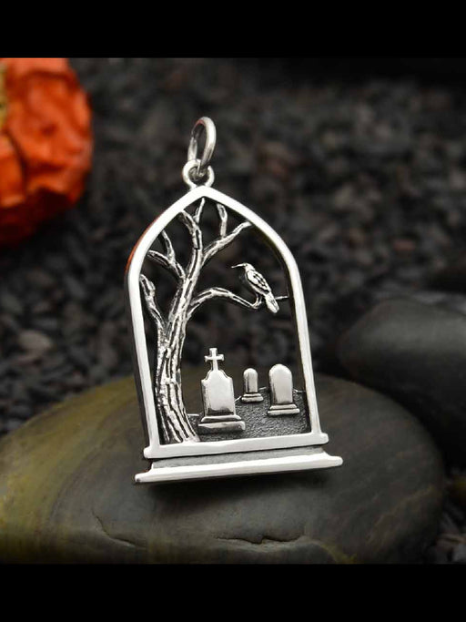 Graveyard Necklace | Sterling Silver Bronze Vermeil Chain Pendant | Light Years