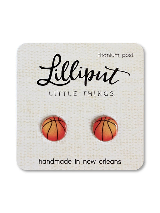 Basketball Posts by Lilliput Little Things | USA Studs Titanium | Light Years