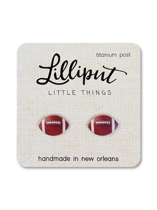 Football Posts by Lilliput Little Things | USA Studs | Light Years Jewelry