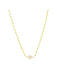 Centered Freshwater Pearl Necklace | Gold Plated | Light Years Jewelry