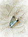 Gemstone Crystal Point Dangles | Labradorite | Sterling Silver Earrings | Light Years