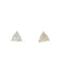 Trillion Gemstone Posts | Sterling Silver Studs Earrings | Light Years