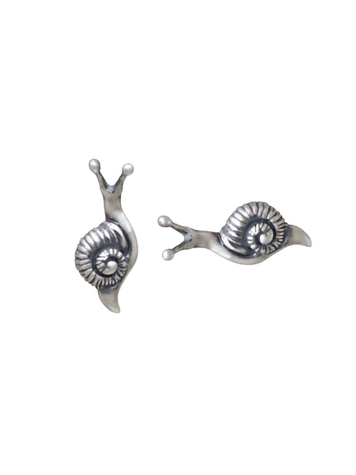 Tiny Snail Posts | Sterling Silver Bronze Studs Earrings | Light Years Jewelry