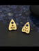 Ouija Planchette Posts | Bronze Sterling Silver Studs Earrings | Light Years