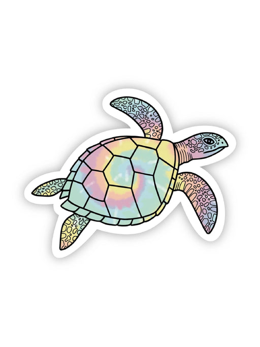 Tie Dye Sea Turtle Sticker | Gifts and Decor | Light Years Jewelry