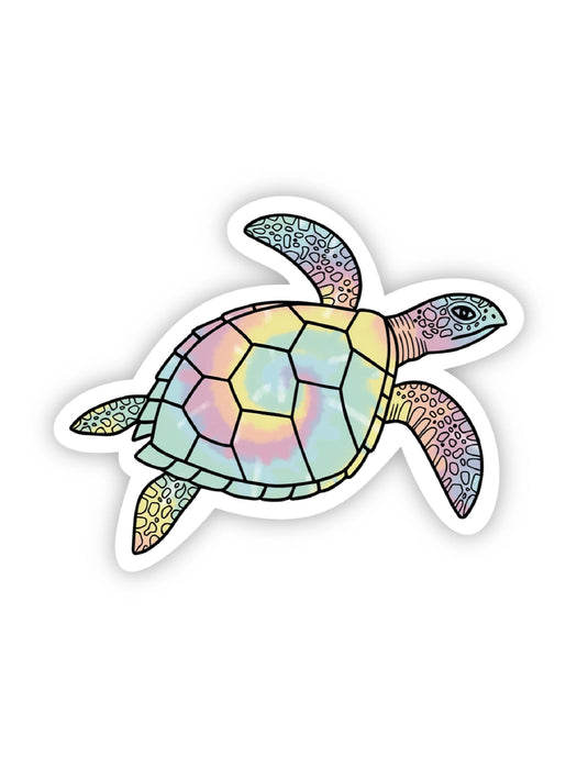Tie Dye Sea Turtle Sticker | Gifts and Decor | Light Years Jewelry