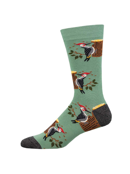 Woodpecker Large Bamboo Socks