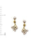 Art Nouveau Pearl Spray Posts | Gold Plated Earring | Light Years Jewelry