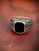 Celtic Knot Onyx Men's Ring | Sterling Silver Size 9 10 11 12 | Light Years