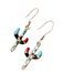 Stone Inlay Cactus Dangles | Sterling Silver Earrings | Light Years Jewelry