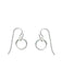 Hammered Circle Dangles | Sterling Silver Gold Fill Earrings | Light Years