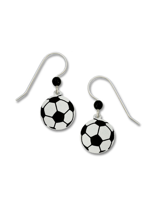 Soccer Ball Dangles by Sienna Sky | Sterling Silver Earrings | Light Years Jewelry