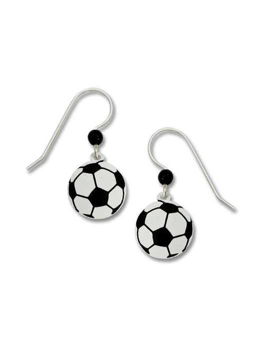 Soccer Ball Dangles by Sienna Sky | Sterling Silver Earrings | Light Years Jewelry