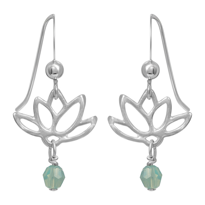 Lotus & Crystal Dangles