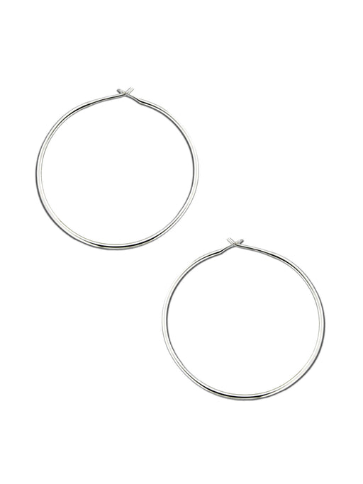 Sterling Silver Hoops Earrings | Light Years Jewelry