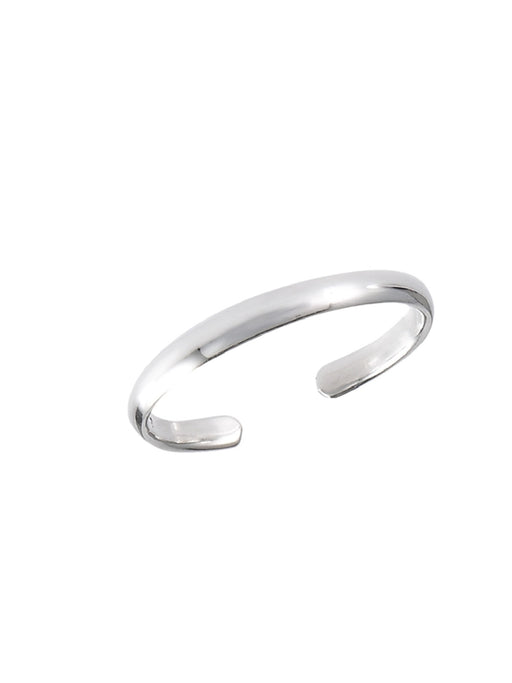 Simple Band Toe Ring | Sterling Silver Band | Light Years Jewelry
