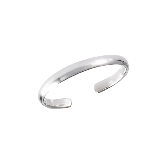 Simple Band Toe Ring | Sterling Silver Band | Light Years Jewelry