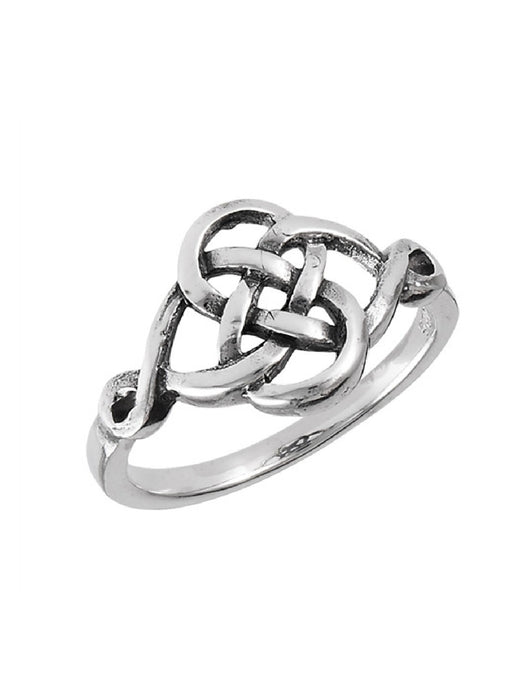 Classic Celtic Ring | Sterling Silver Sizes 5 6 7 8 9 10 | Light Years