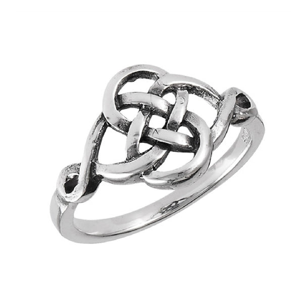 Classic Celtic Ring | Sterling Silver Sizes 5 6 7 8 9 10 | Light Years