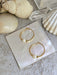 14kt Gold Filled Pearl Hoops | Handmade Earrings | Light Years Jewelry