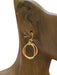 Double Circle Dangles Earrings | Sterling Silver Gold Filled | Light Years