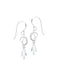 Twist Dangle Earrings | Sterling Silver Dangles | Light Years Jewelry